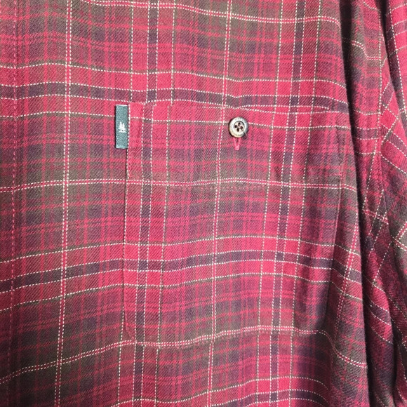 G.H. Bass & Co Men's Fireside Flannel Button-up Shirt Size XL Outdoor Fall Cabin - Picture 4 of 10